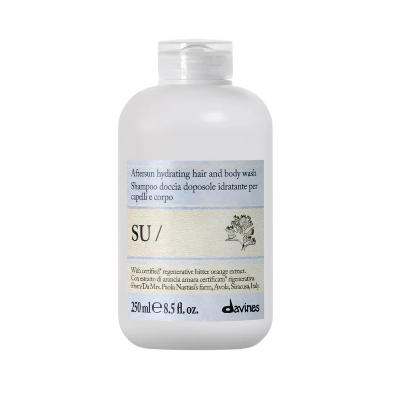 Davines SU Hair & Body Wash 250ml – Detergente Doposole Capelli e Corpo Idratante