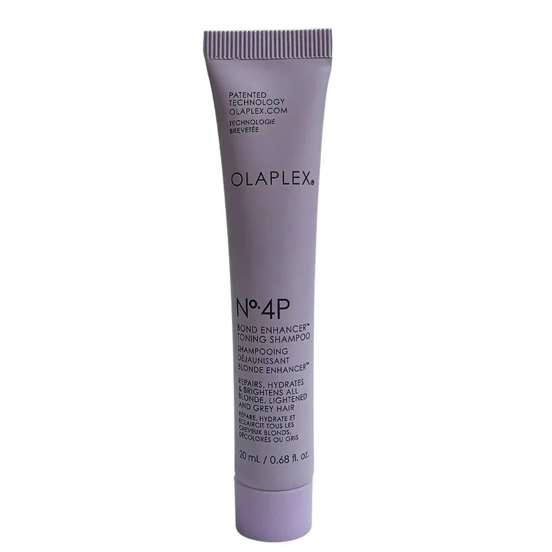 Olaplex N.4P Blonde Enhancer Toning Shampoo 20ml - Capelli Biondi e Grigi - Antigiallo