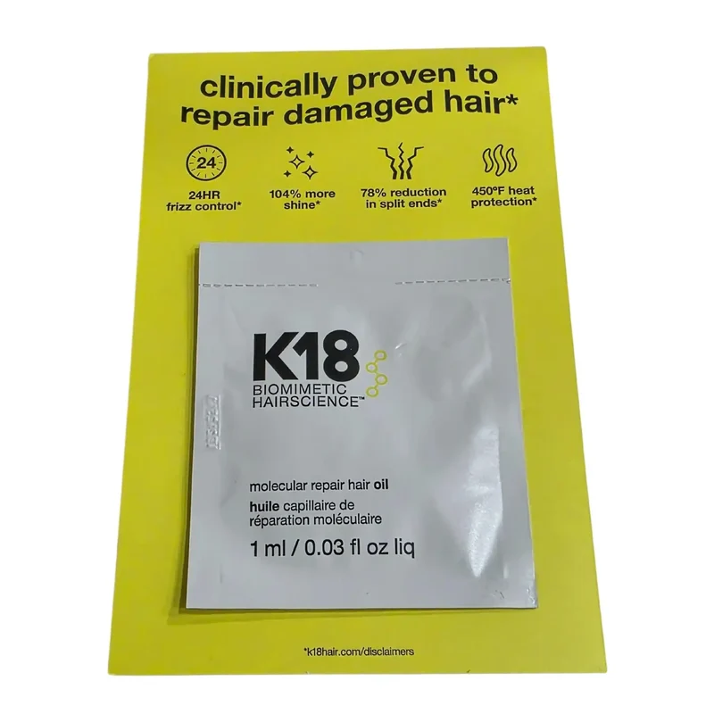 K18 Molecular Repair Hair Oil 1ml