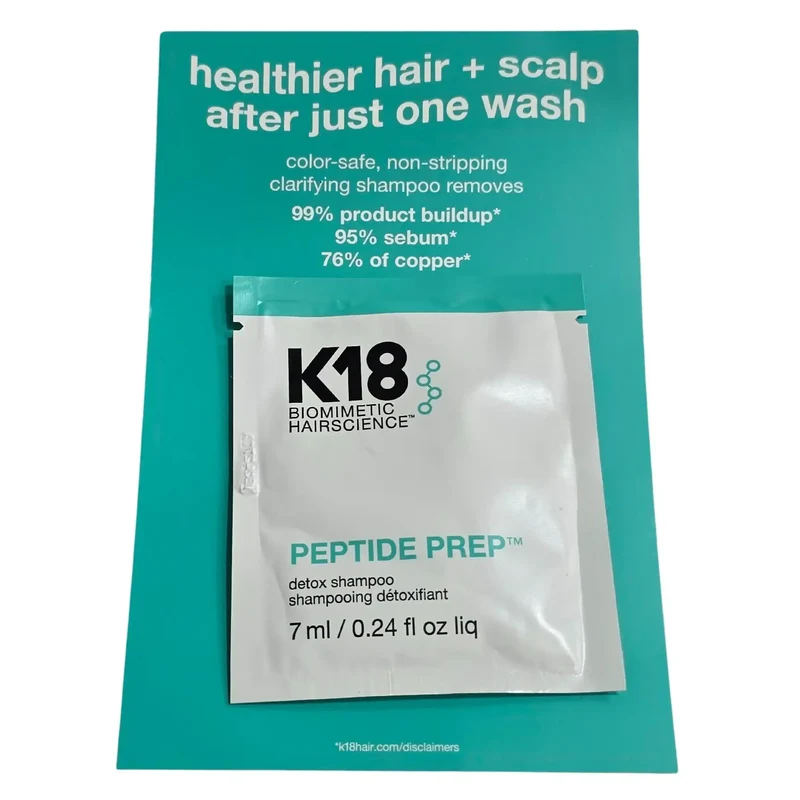 K18 Peptide Prep Detox Shampoo 7ml