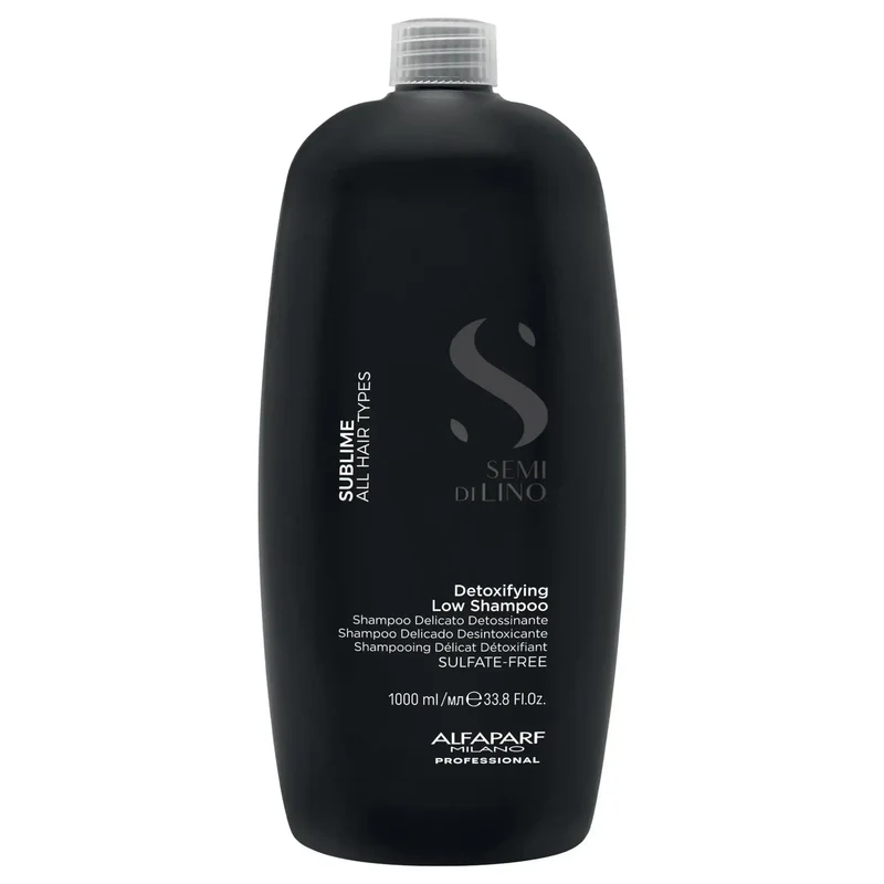 Alfaparf Semi di Lino Detoxifying Low Shampoo 1000ml - Per tutti i tipi di capelli