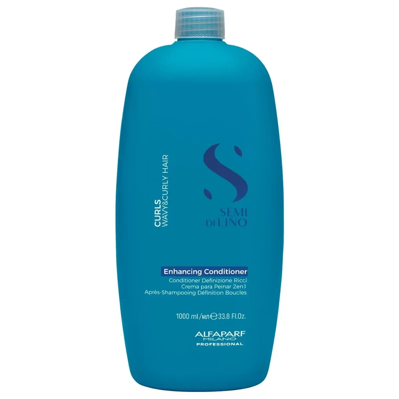 Alfaparf Semi di Lino Hydrating Co-Wash 1000ml - Crema Idratante per Capelli Ricci e Mossi