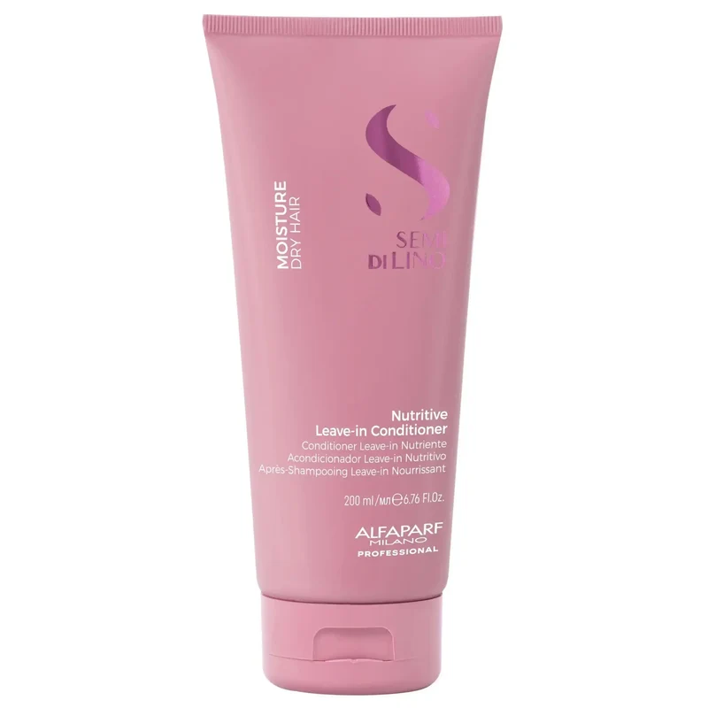 Alfaparf Semi di Lino Nutritive Leave-in Conditioner 200ml - Balsamo Senza Risciacquo per Capelli Secchi