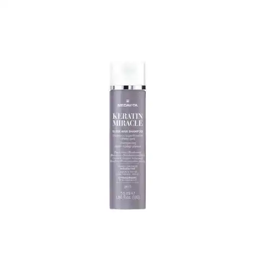 Medavita Keratin Miracle Sleek Hair Shampoo 55ml - per Capelli Crespi
