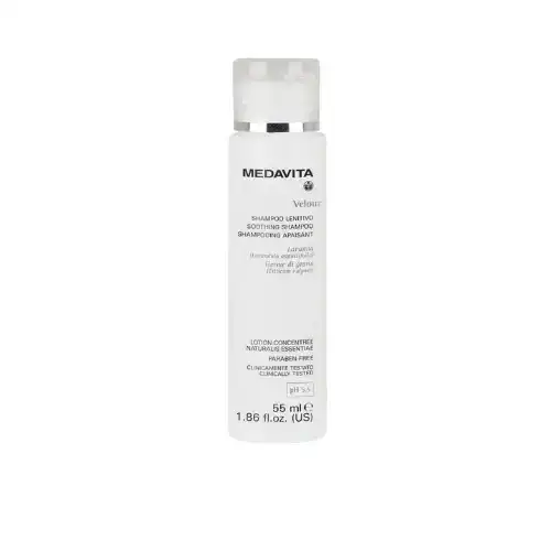 Medavita Velour Shampoo Lenitivo 55ml - Delicato per Cute e Cuoio Capelluto Sensibile