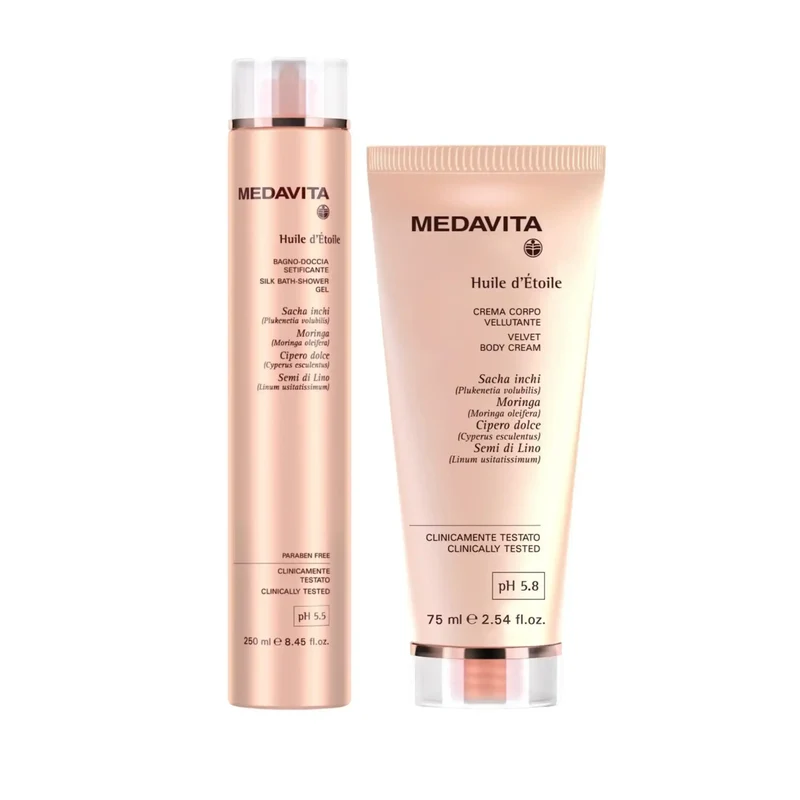 Medavita Huile d'Étoile Set Bagno Doccia e Crema Corpo