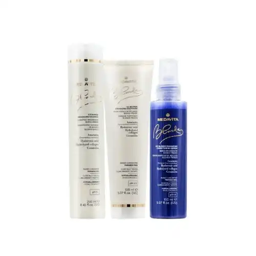 Set Medavita Blondie Ice Blonde - Kit per Capelli Biondi Freddi
