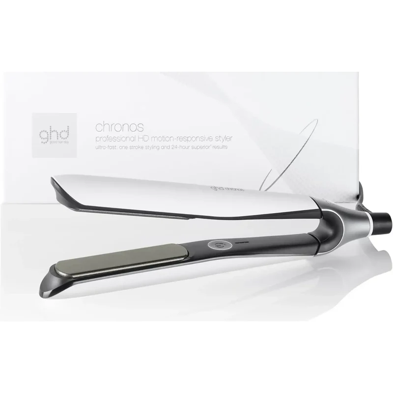 GHD Chronos Styler - Piastra per Capelli Professionale Bianca