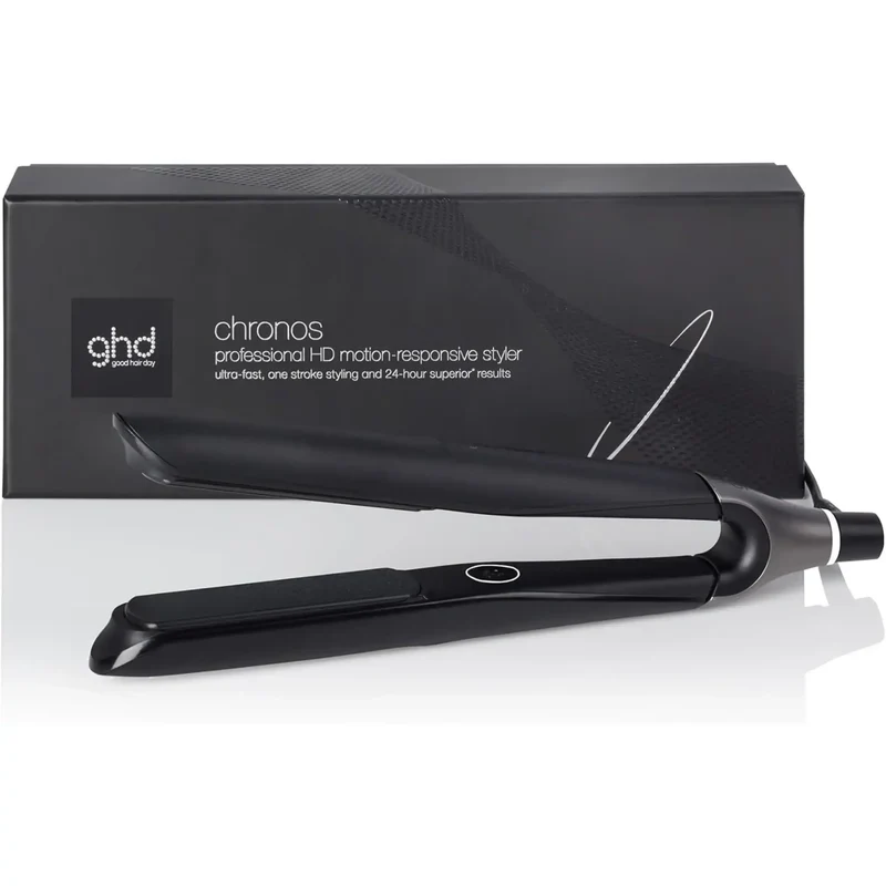 GHD Chronos Styler - Piastra per Capelli Professionale Nera - Garanzia Ufficiale 38 mesi