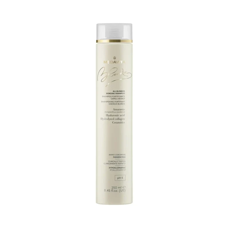 Medavita Blondie All Blondes Bonding Shampoo 250ml - Shampoo per Tutti i Capelli Biondi