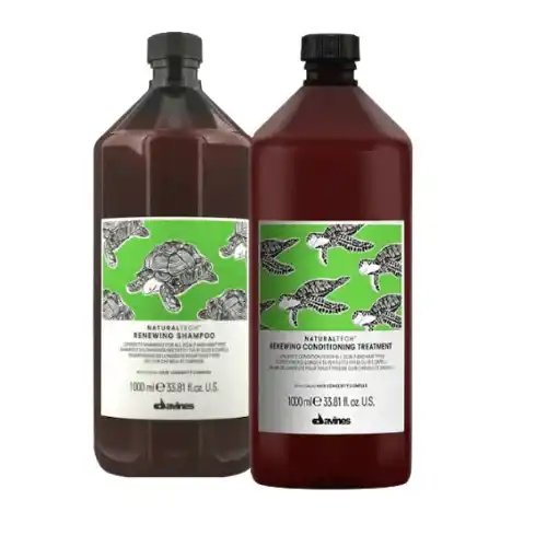 Davines Renewing Kit Formato Grande: Shampoo e Balsamo 1000ml - Per Tutti i Tipi di Capelli