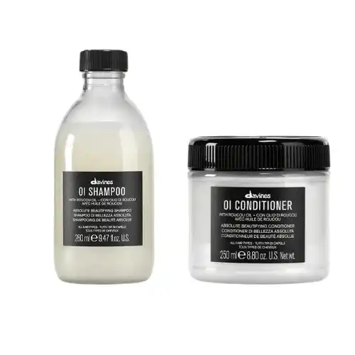 Davines Kit OI Shampoo e Balsamo 250ml - Tutti i Tipi di Capelli