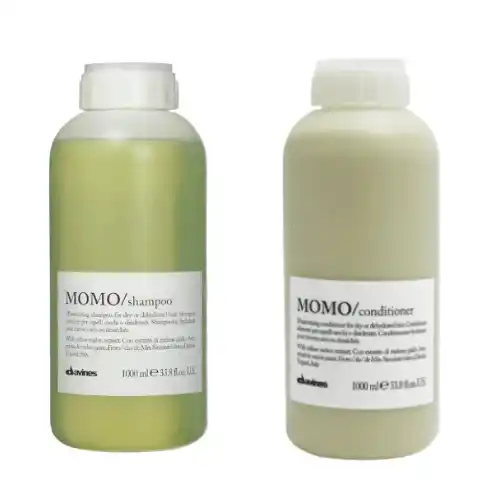 Davines Kit Momo Shampoo e Balsamo 1000ml - Idratazione Profonda per Capelli Secchi