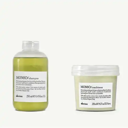 Davines Set Momo Shampoo e Balsamo 250ml - Kit Idratante per Capelli Secchi