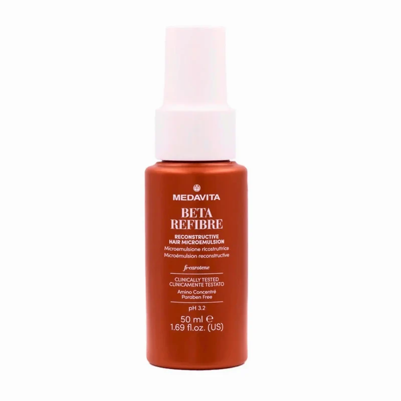 Medavita Beta Refibre Microemulsione Ricostruttrice 50ml - Capelli Danneggiati