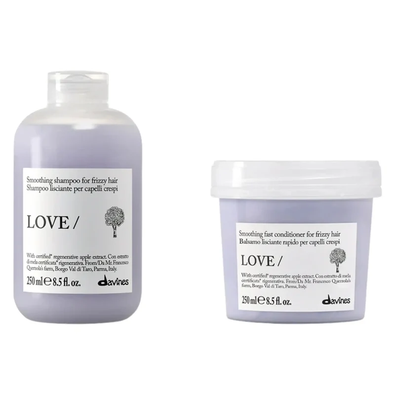 Davines LOVE Smoothing Set Shampoo + Conditioner 250ml