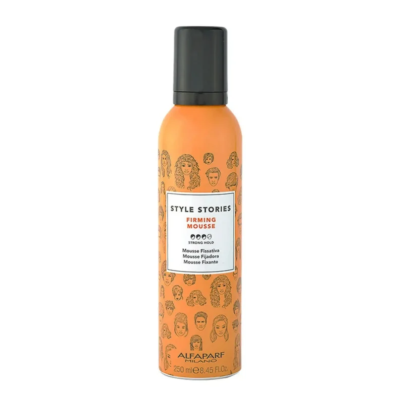Alfaparf Style Stories Firming Mousse 250 ml - Mousse Fissativa per Capelli Ricci