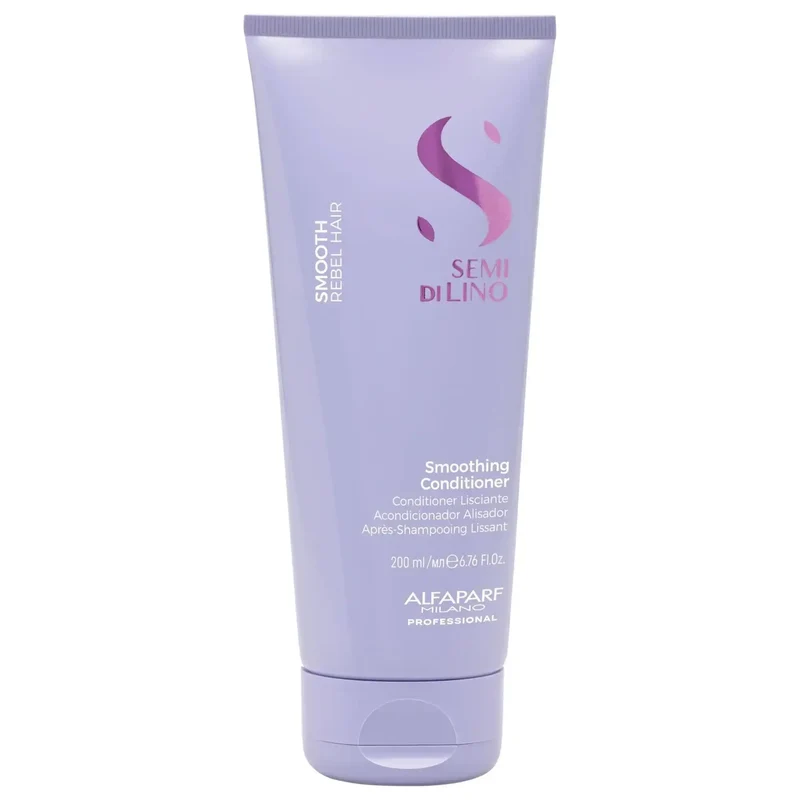Alfaparf Semi di Lino Smoothing Conditioner 200ml - Balsamo Lisciante per Capelli Crespi