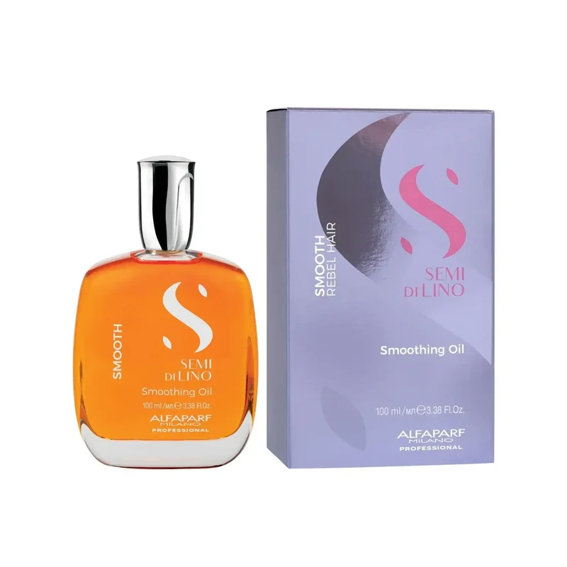 Alfaparf Semi di Lino Smoothing Oil 100ml - Olio Lisciante per Capelli Crespi