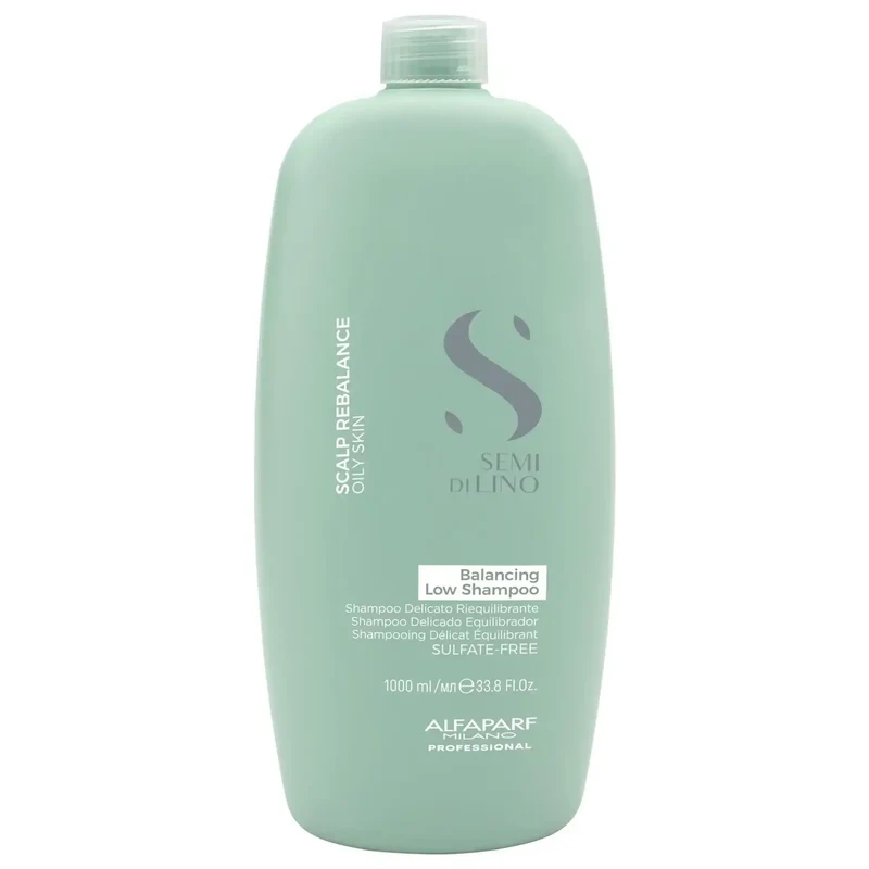 Alfaparf Semi di Lino Balancing Low Shampoo 1000ml - Capelli Grassi e Oleosi