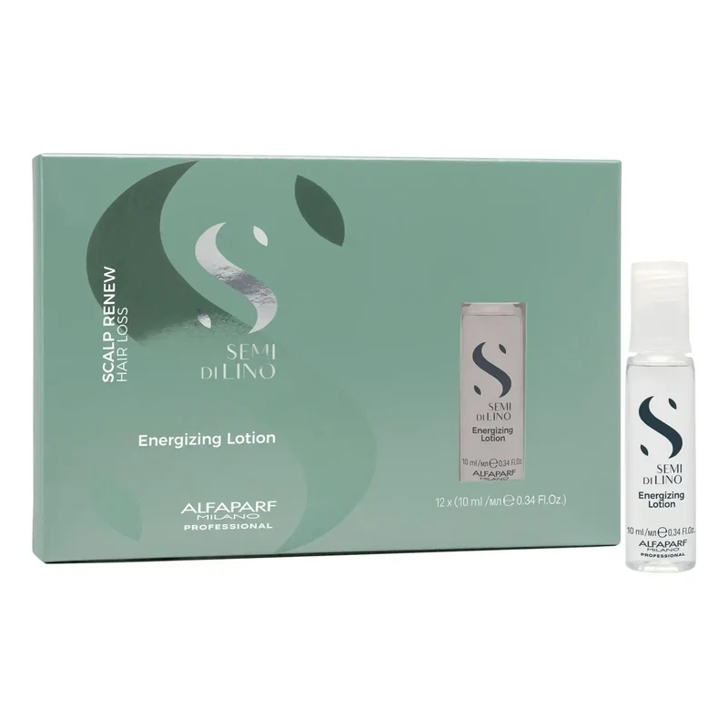 Alfaparf Semi di Lino Energizing Lotion 12x10ml – Trattamento Intensivo Anticaduta
