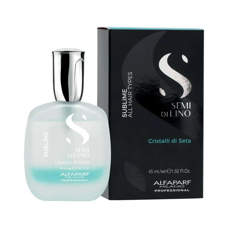 Alfaparf Semi di Lino Cristalli di Seta - Siero Setificante Bifasico 45ml - Per tutti i tipi di capelli