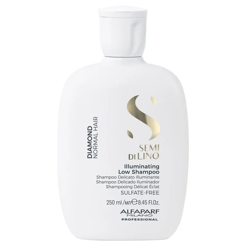 Alfaparf Semi di Lino Illuminating Low Shampoo Senza Solfati 250ml - Tutti i Tipi di Capelli