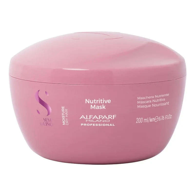 Alfaparf Semi di Lino Nutritive Mask 200ml - Maschera per Capelli Secchi