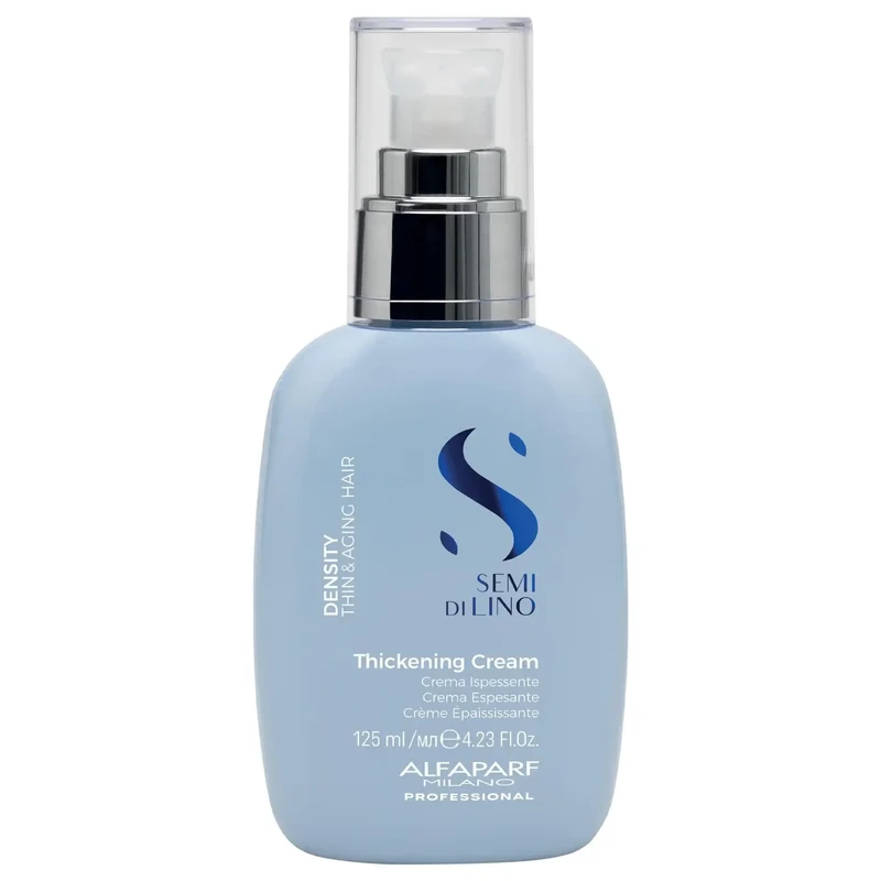 Alfaparf Semi di Lino Density Thickening Leave-in Cream 125ml - Crema Senza Risciacquo Capelli Fini
