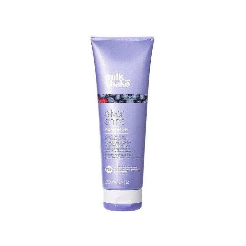 Milk Shake Silver Shine Conditioner 250ml – Balsamo Antigiallo per Capelli Biondi e Grigi