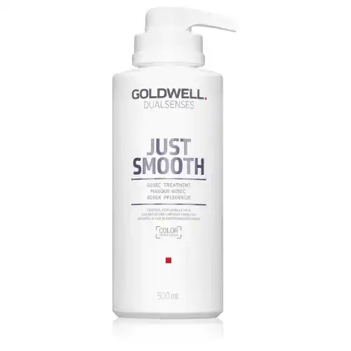 Goldwell Dualsenses Just Smooth 60 Second Treatment 500ml - Trattamento per Capelli Crespi e Indisciplinati