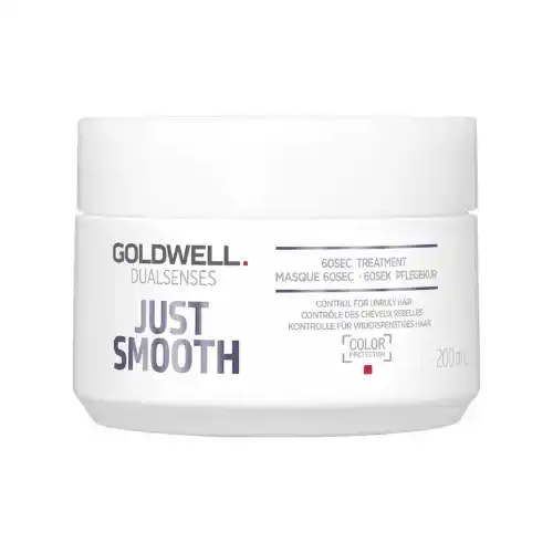 Goldwell Dualsenses Just Smooth 60 Second Treatment 200ml - Trattamento per Capelli Crespi e Indisciplinati