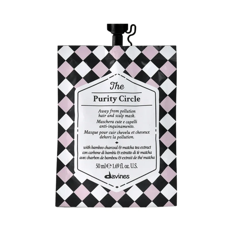 Davines The Purity Circle 50ml – Maschera Purificante Cute e Capelli Anti Inquinamento