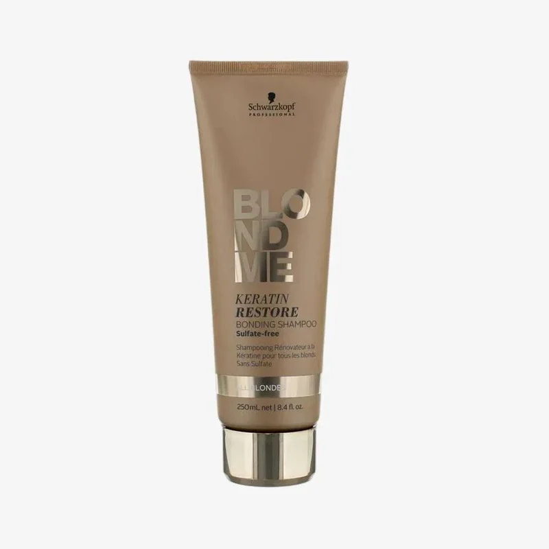 Schwarzkopf BlondMe Keratin Restore Shampoo 250ml capelli biondi