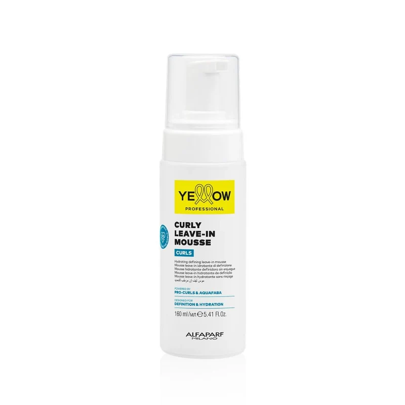 ALFAPARF YELLOW CURLY LEAVE IN MOUSSE 160ML