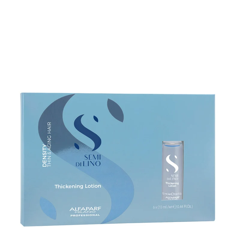 Alfaparf Milano Semi Di Lino Density Thickening Lotion 6x13ml - trattamento ispessente capelli assottigliati
