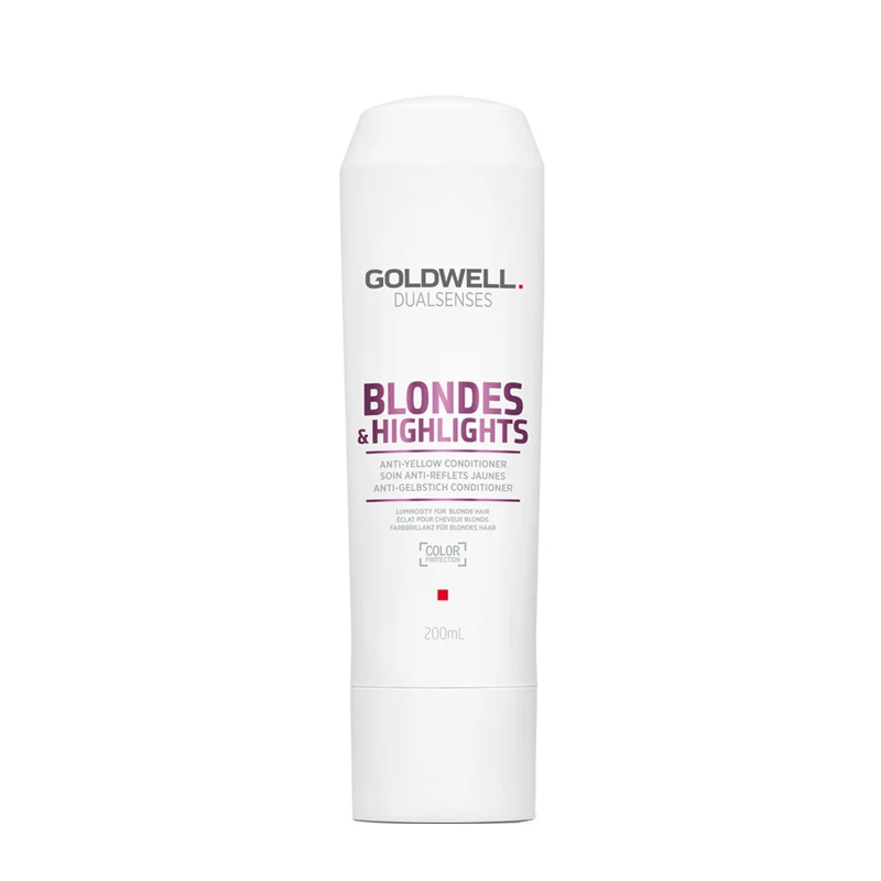 Goldwell Dualsenses Blonde & Highlights Anti-Yellow Conditioner 200ml - balsamo antigiallo per capelli colorati