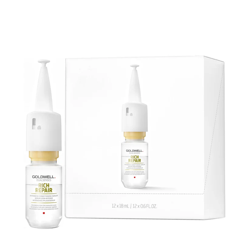 Goldwell Dualsenses Rich Repair Intensive Restoring Serum 12x18ml - fiale ristrutturanti per capelli danneggiati