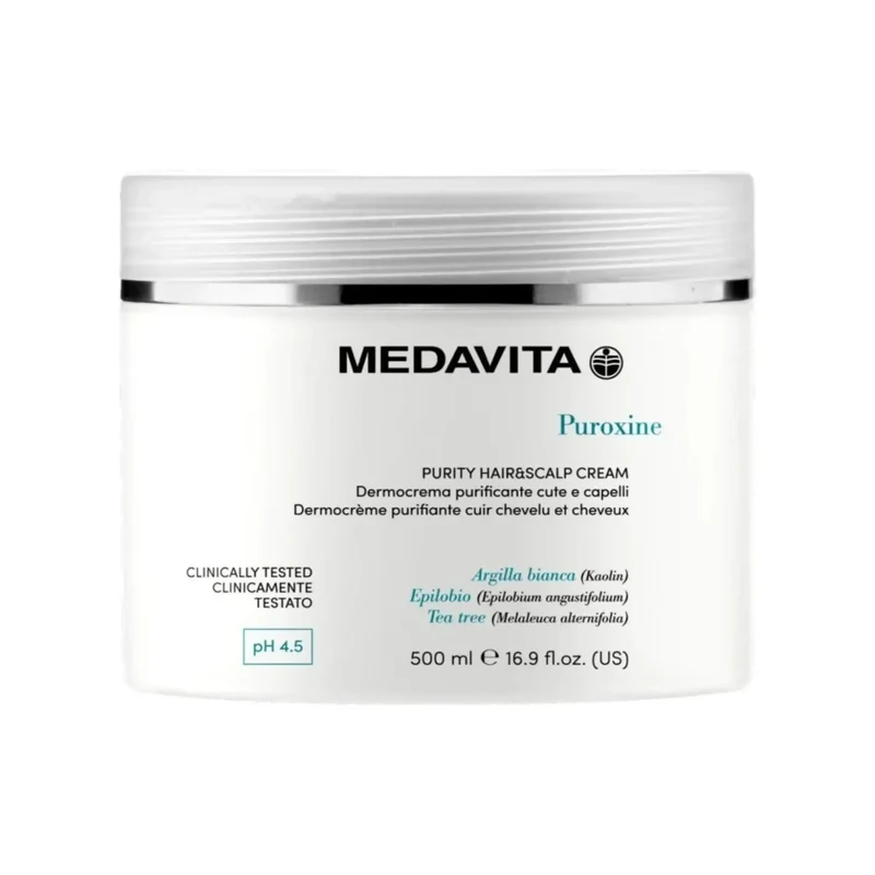 Medavita Puroxine Purity Hair & Scalp Cream Salon 500ml - Crema per tutti i tipi di capelli