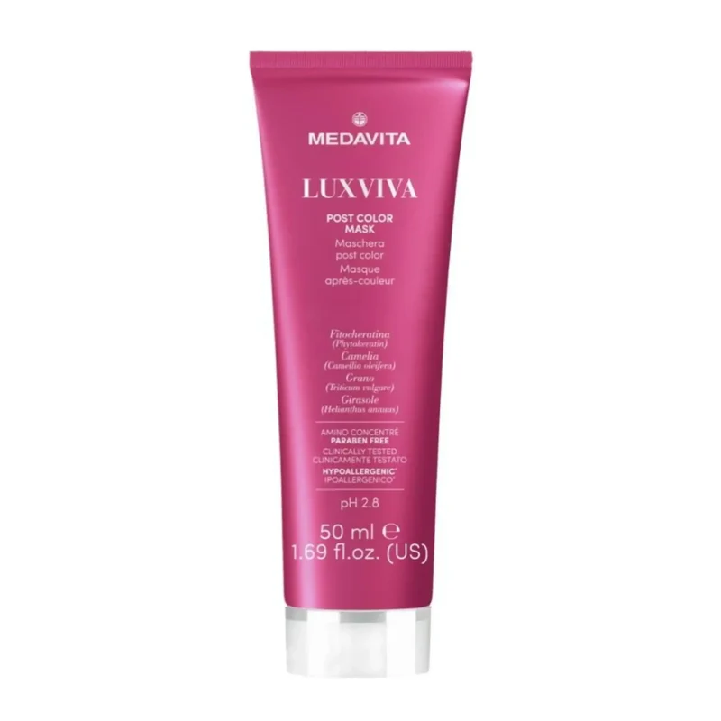 Medavita Luxviva Post Color Mask 50ml - Maschera per capelli colorati