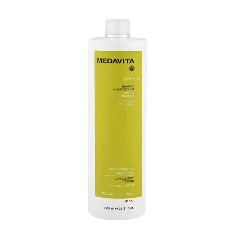 Medavita Curladdict Shampoo Elasticizzante 1000ml - Per Capelli Ricci e Mossi