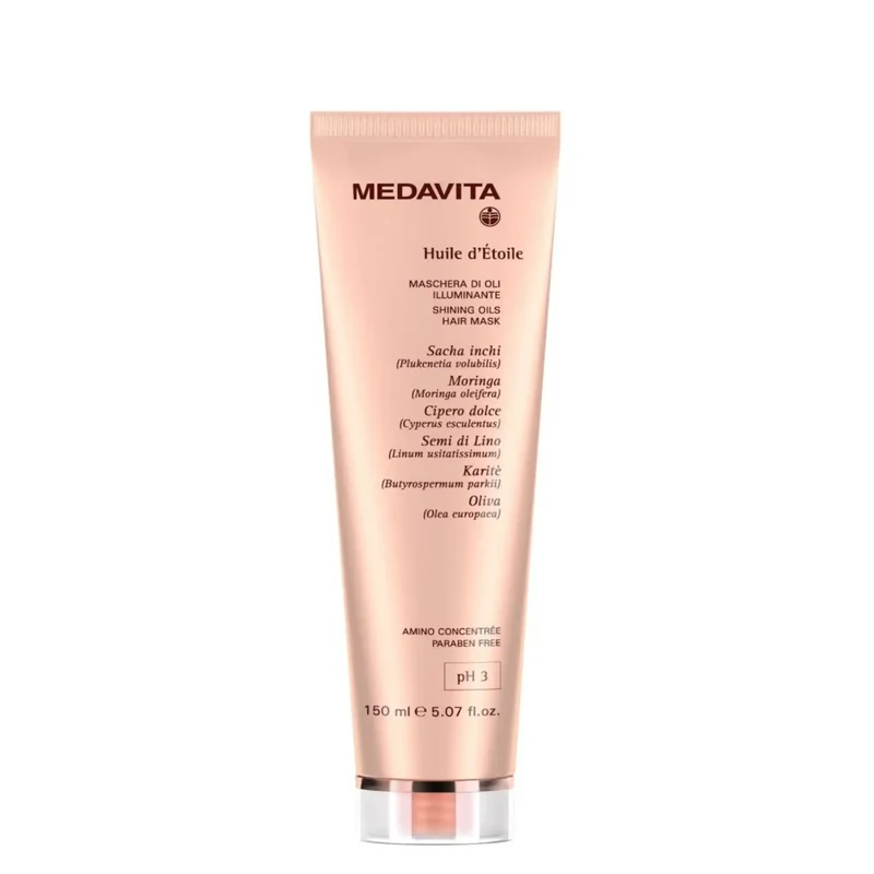 Medavita Huile D'etoile Maschera di Oli Illuminante 150ml - Maschera illuminante per tutti i tipi di capelli