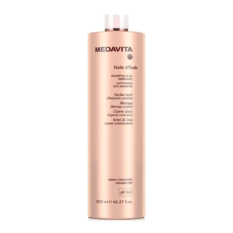 Medavita Huile D'etoile Shampoo di Oli Inebriante 1250ml - per capelli spenti senza vita