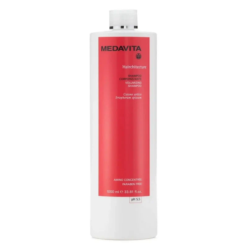 Medavita Hairchitecture Shampoo Corporizzante 1000ml - Per capelli fini