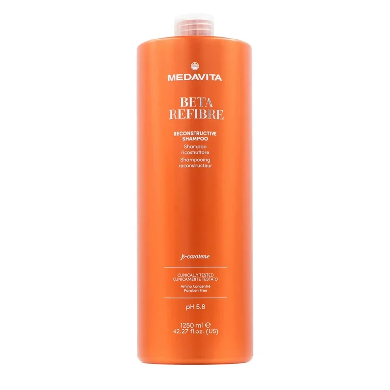 Medavita B-Refibre Shampoo Ricostruttore 1250ml - Per capelli sfruttati e sfibrati
