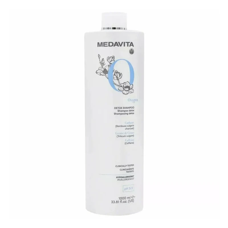 Medavita Oxygen Shampoo Detox 1000ml - per capelli sensibili e stressati