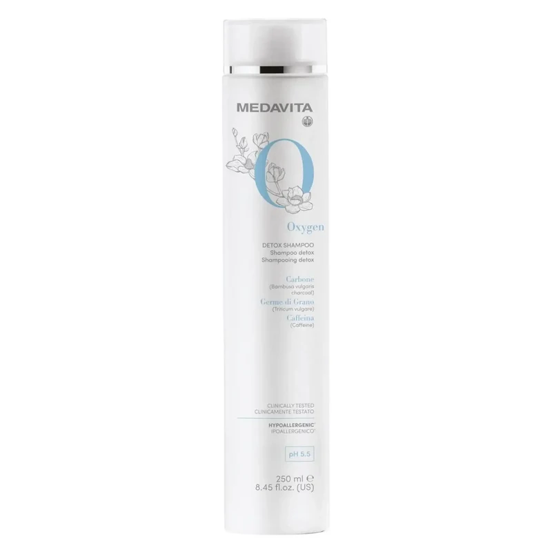 Medavita Oxygen Shampoo Detox 250ml - Per Capelli Stressati e Sensibili