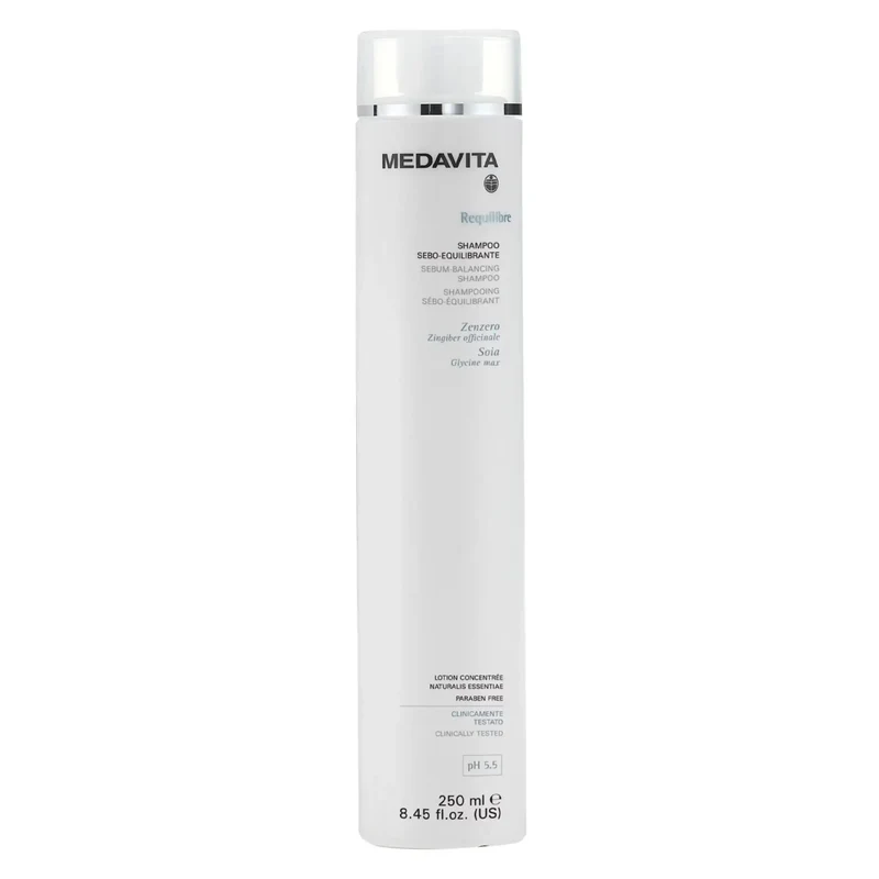 Medavita Requilibre Shampoo sebo-equilibrante 250ml - per Capelli Grassi , Cute Grassa e Cute Seborroica