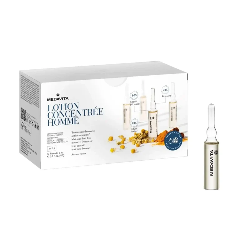 Medavita Trattamento Intensivo Anticaduta Uomo 13fl x 6ml - Fiale Anticaduta Uomo