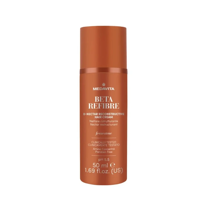 Medavita B-refibre Nettare di bellezza ristrutturante 50ml - Crema per capelli danneggiati , sfibrati o sfruttati